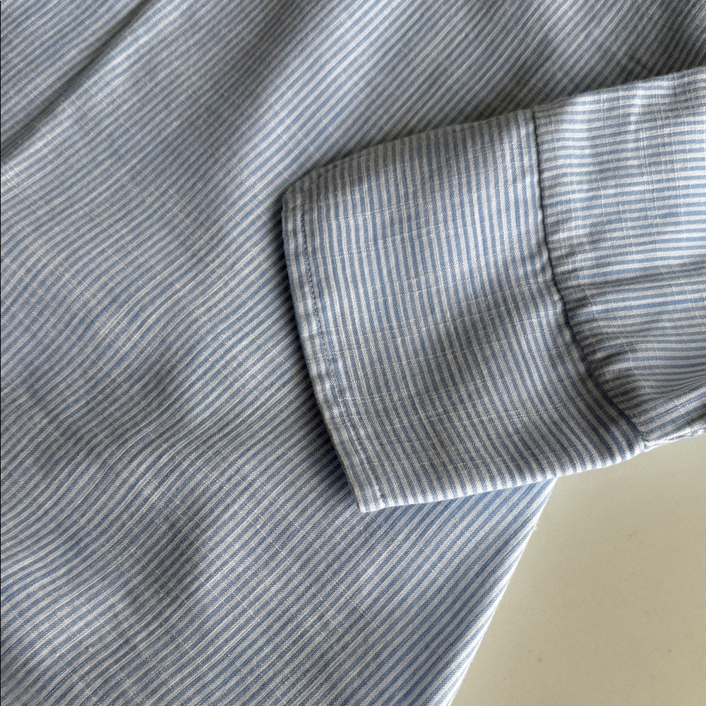 NWOT Vineyard Vines Light Blue Striped Savannah Popover Tunic - Picture 4 of 5